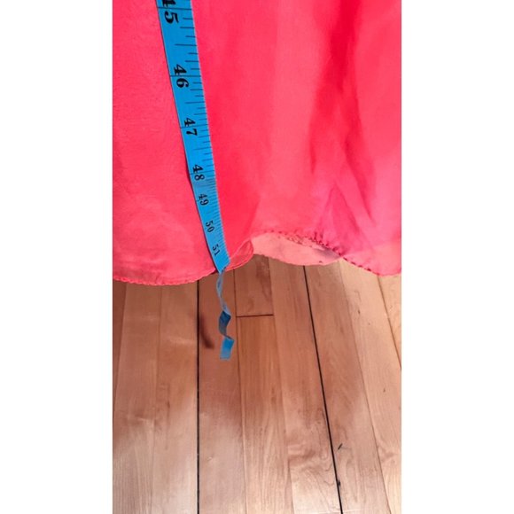 Blush Prom Coral Strapless Dress - Picture 8 of 9